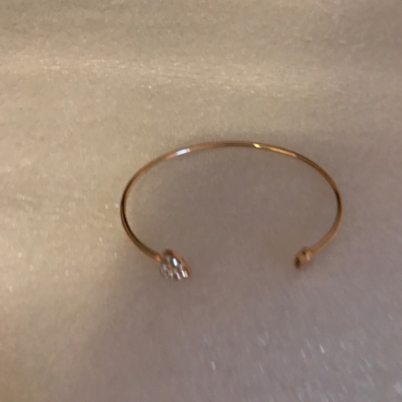 2 for $12 Adjustable Love Heart Silver and Gold-tone Bangle Bracelets - Picture 8 of 13